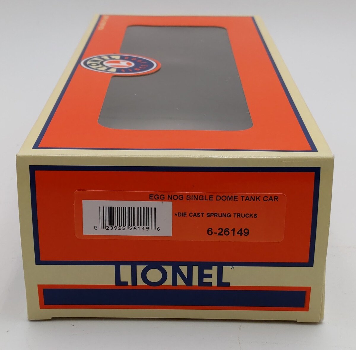 Lionel 6-26149 O Gauge Egg Nog Single Dome Tank Car LN/Box