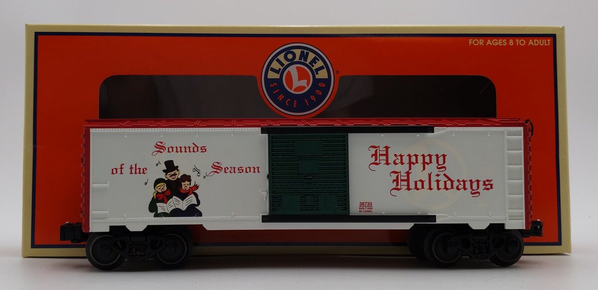 Lionel 6-36733 O Sounds of the Season Christmas Music Boxcar LN/Box