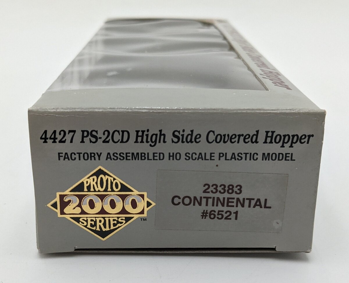 Proto 2000 23383 HO Continental 442 PS-2CD Hi-Side Covered Hopper #6521 LN/Box