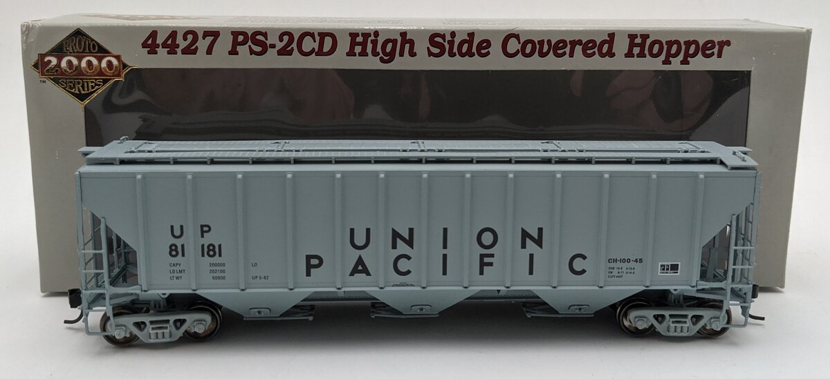 Proto 2000 23374 HO Union Pacific 4427 PS-2CD High Side Covered Hopper #81181 LN/Box