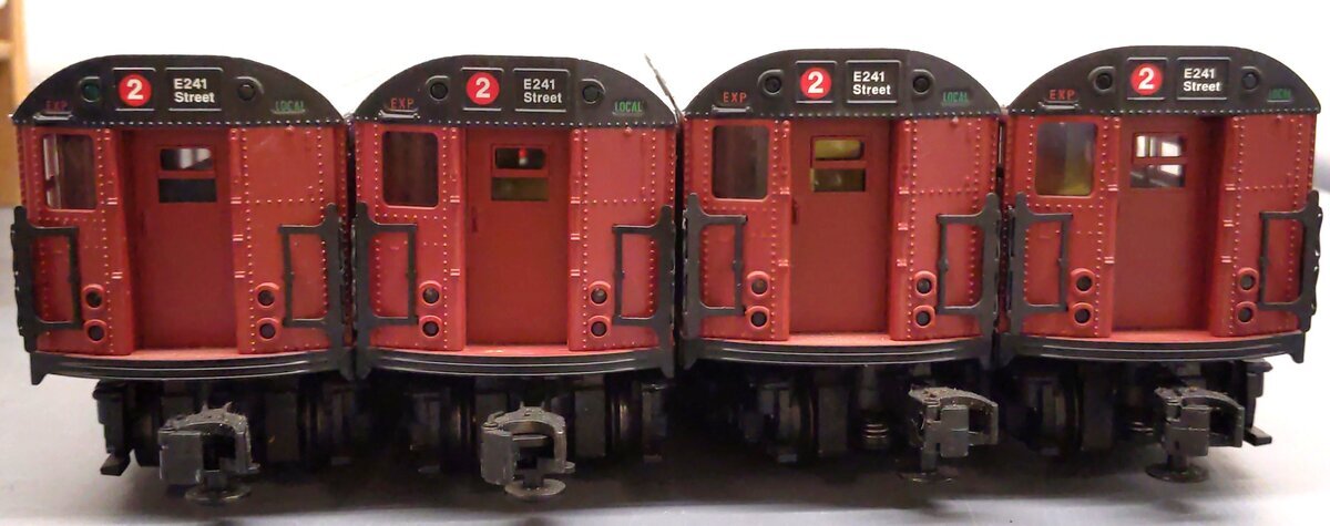 MTH 30-2198-1 O Gauge MTA R21 Subway Set w/PS2 EX