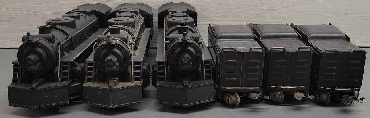 Marx O Gauge Vintage Steam Locomotive and Tenders; 666 x3 [6] VG