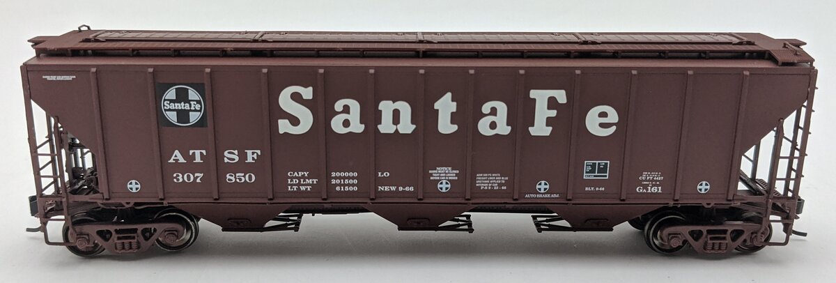 Proto 2000 23378 HO ATSF 'Santa Fe' PS2-CD High Side Covered Hopper #307850 LN/Box