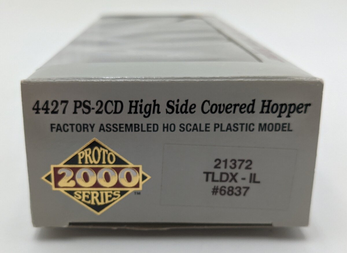 Proto 2000 21372 HO Scale Illinois Grain PS-2CD High Side Covered Hopper #6837 LN/Box