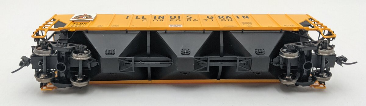 Proto 2000 21372 HO Scale Illinois Grain PS-2CD High Side Covered Hopper #6837 LN/Box