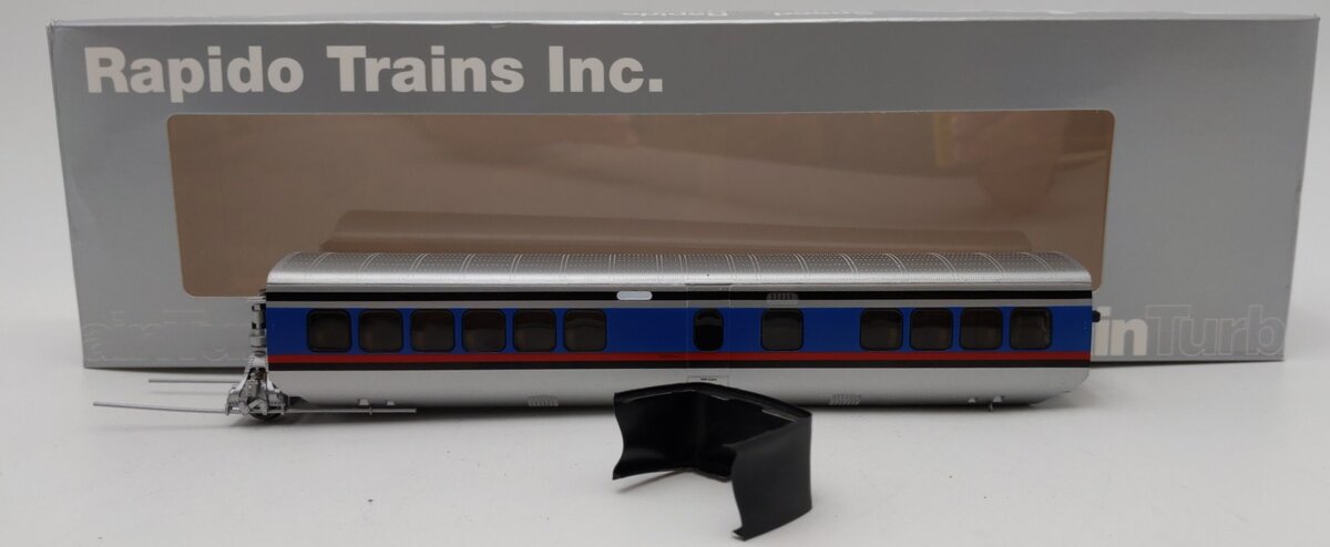 Rapido Trains 203102 HO Penn Central/DOT UAC TurboTrain Additional Coach EX/Box
