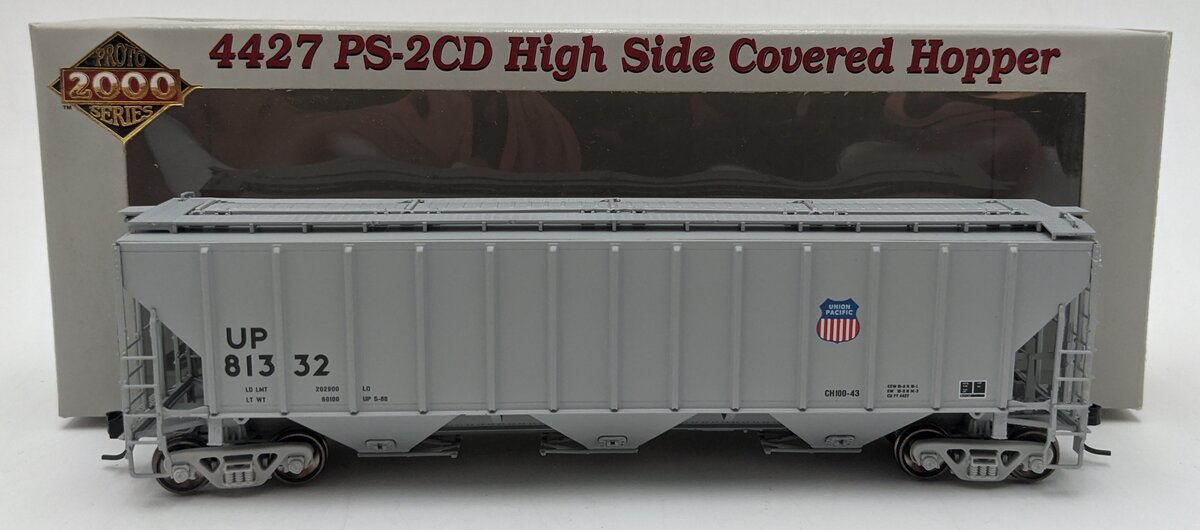 Proto 2000 21345 HO Union Pacific 4427 PS-2CD High Side Covered Hopper #81332 LN/Box