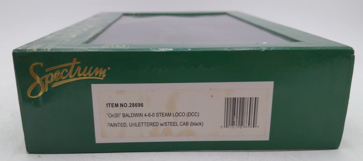 Bachmann 28696 On30 Baldwin 4-6-0 Steel Cab Steam Locomotive with DCC - Custom VG/Box