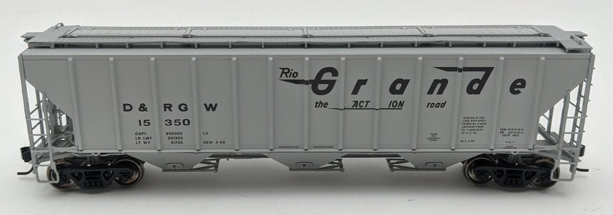 Proto 2000 23369 HO D&RGW 4427 PS-2 CD High Side Covered Hopper #15350 LN/Box