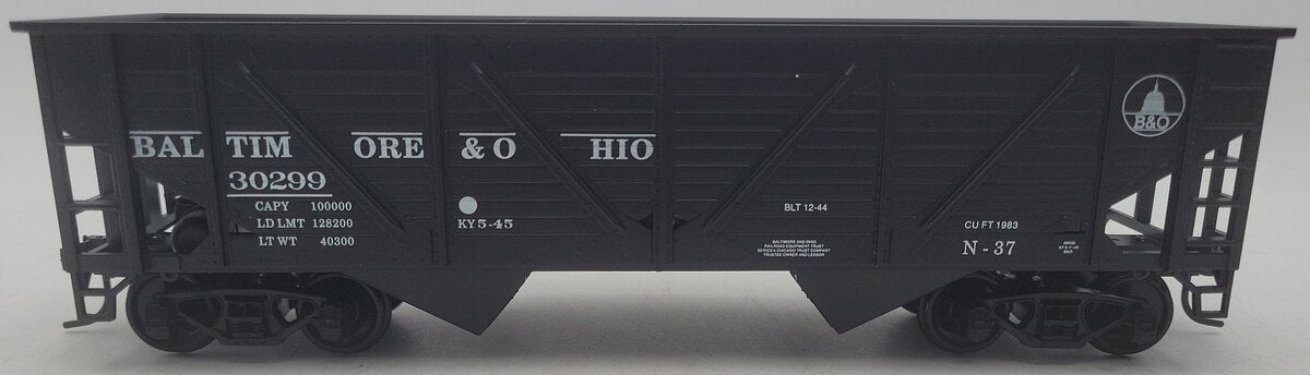Weaver O Scale Baltimore & Ohio Hopper Car #30299 (2-Rail) EX/Box