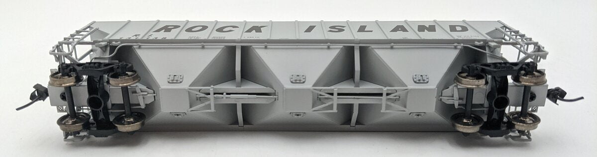 Proto 2000 23786 HO Scale High Side Covered Hopper Rock Island #131138 NIB