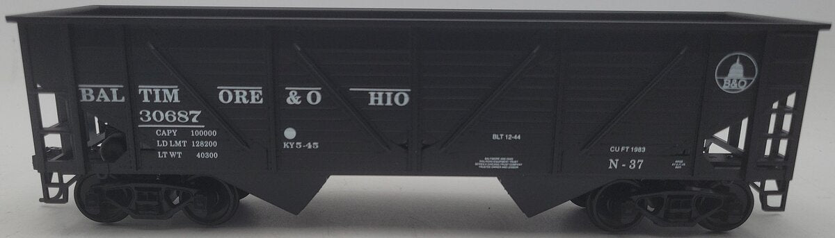 Weaver O Scale Baltimore & Ohio Hopper Car #30687 (2-Rail) EX/Box