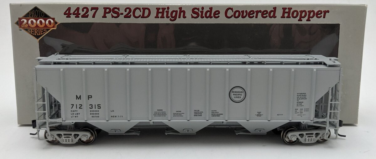 Proto 2000 23782 HO Scale Missouri Pacific PS-2CD High Side Covered Hopper EX/Box