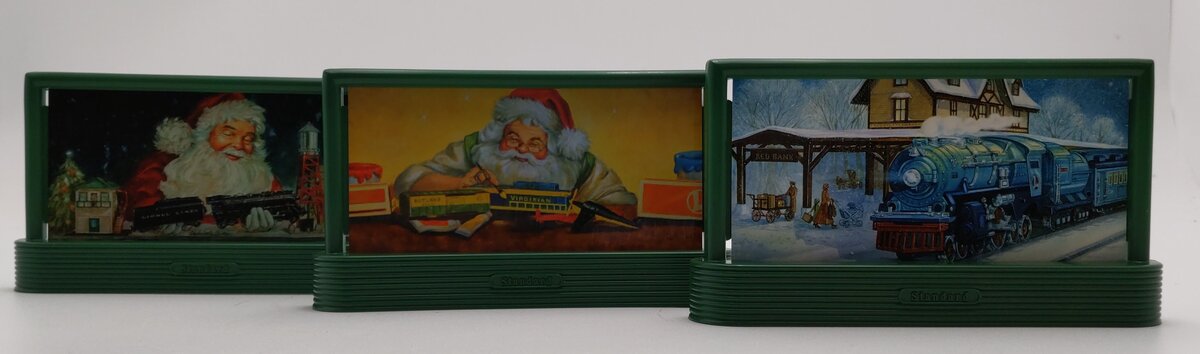 Lionel 2230150 O Angela Trotta Thomas Christmas Billboard (Set of 6) LN/Box