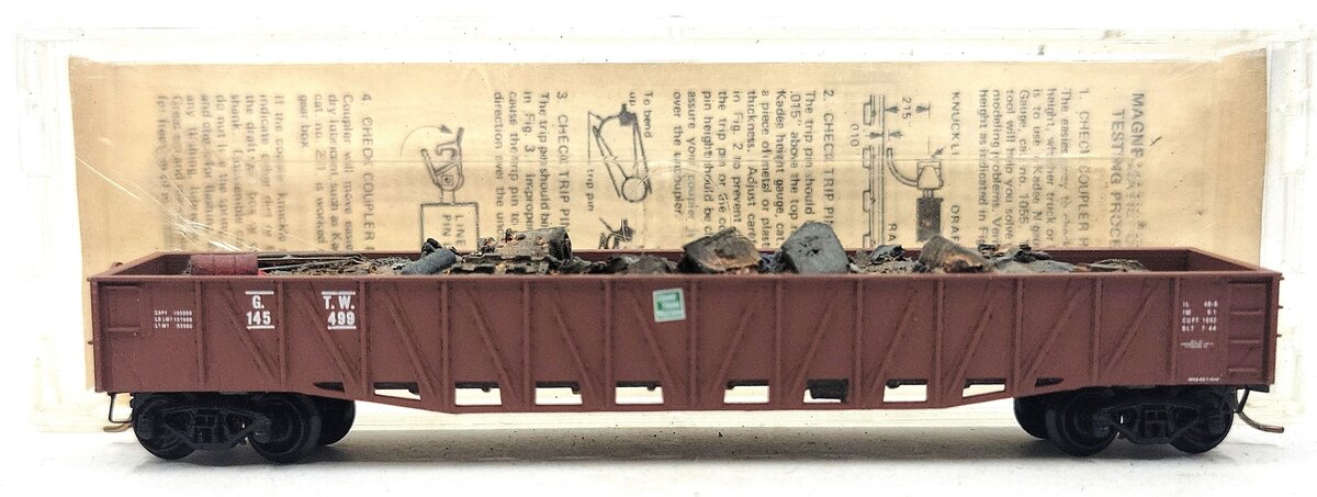 Micro-Trains 06300010 N Grand Trunk Western 50' Fishbelly Side Gondola #145499/Box