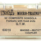 Micro-Trains 06300010 N Grand Trunk Western 50' Fishbelly Side Gondola #145499/Box
