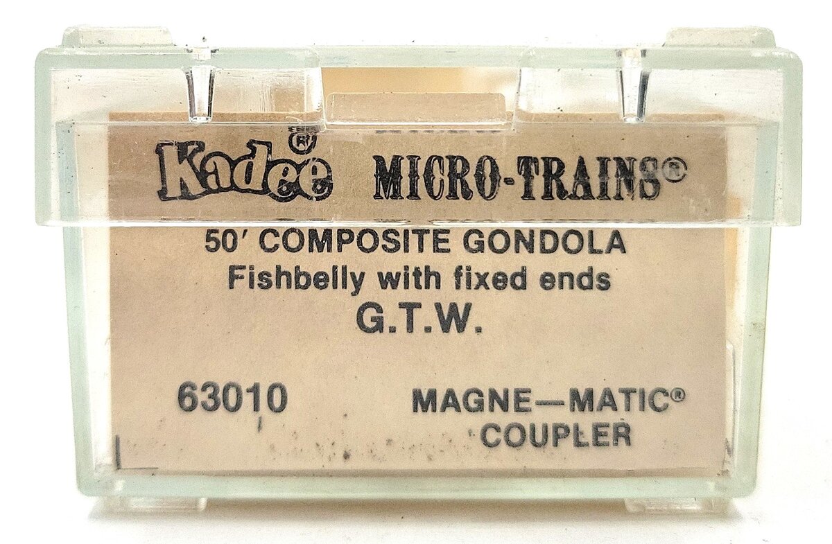 Micro-Trains 06300010 N Grand Trunk Western 50' Fishbelly Side Gondola #145499/Box
