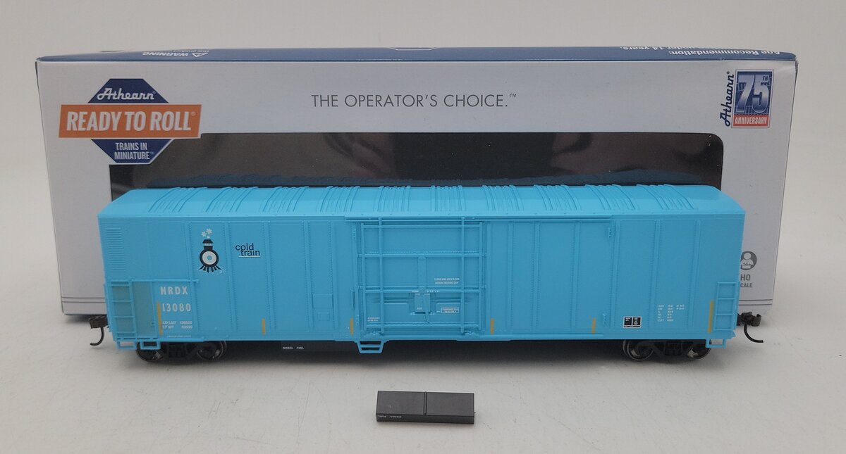 Athearn 71052 HO NRDX/Cold RTR 57' PCF Mechanical Reefer #13080 EX/Box