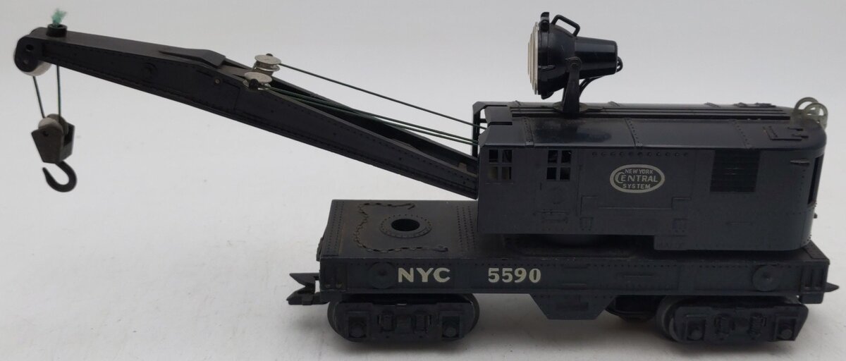 Marx 5590 Vintage O New York Central Crane Car VG
