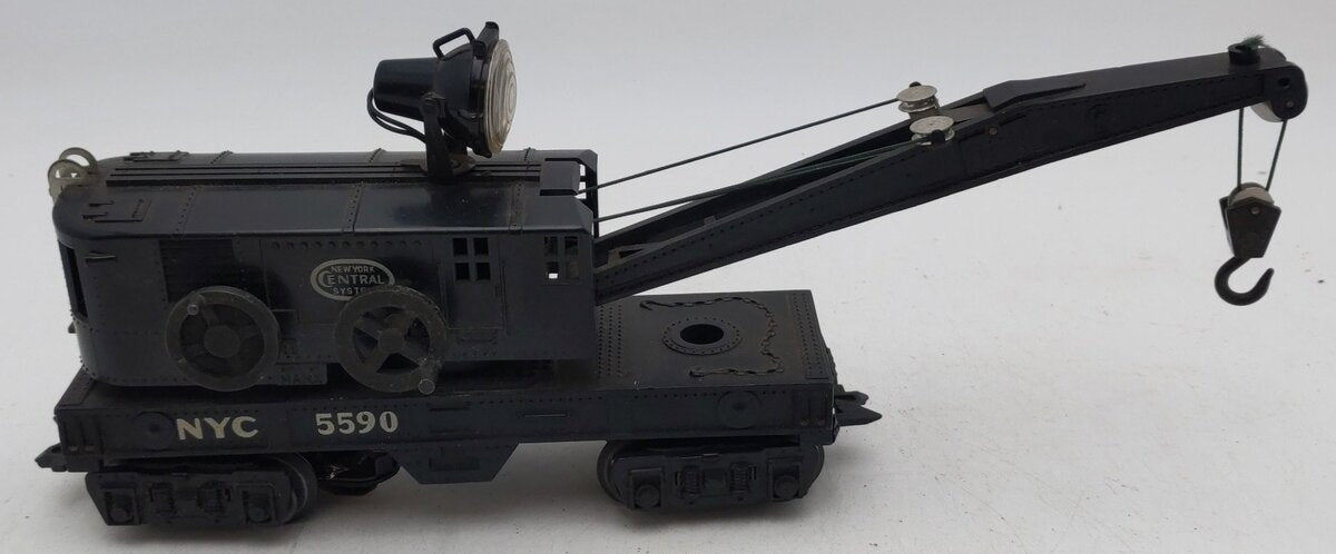 Marx 5590 Vintage O New York Central Crane Car VG