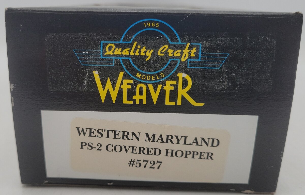 Weaver O Scale Western Maryland PS-2 Covered Hopper #5727 (2-Rail) EX/Box