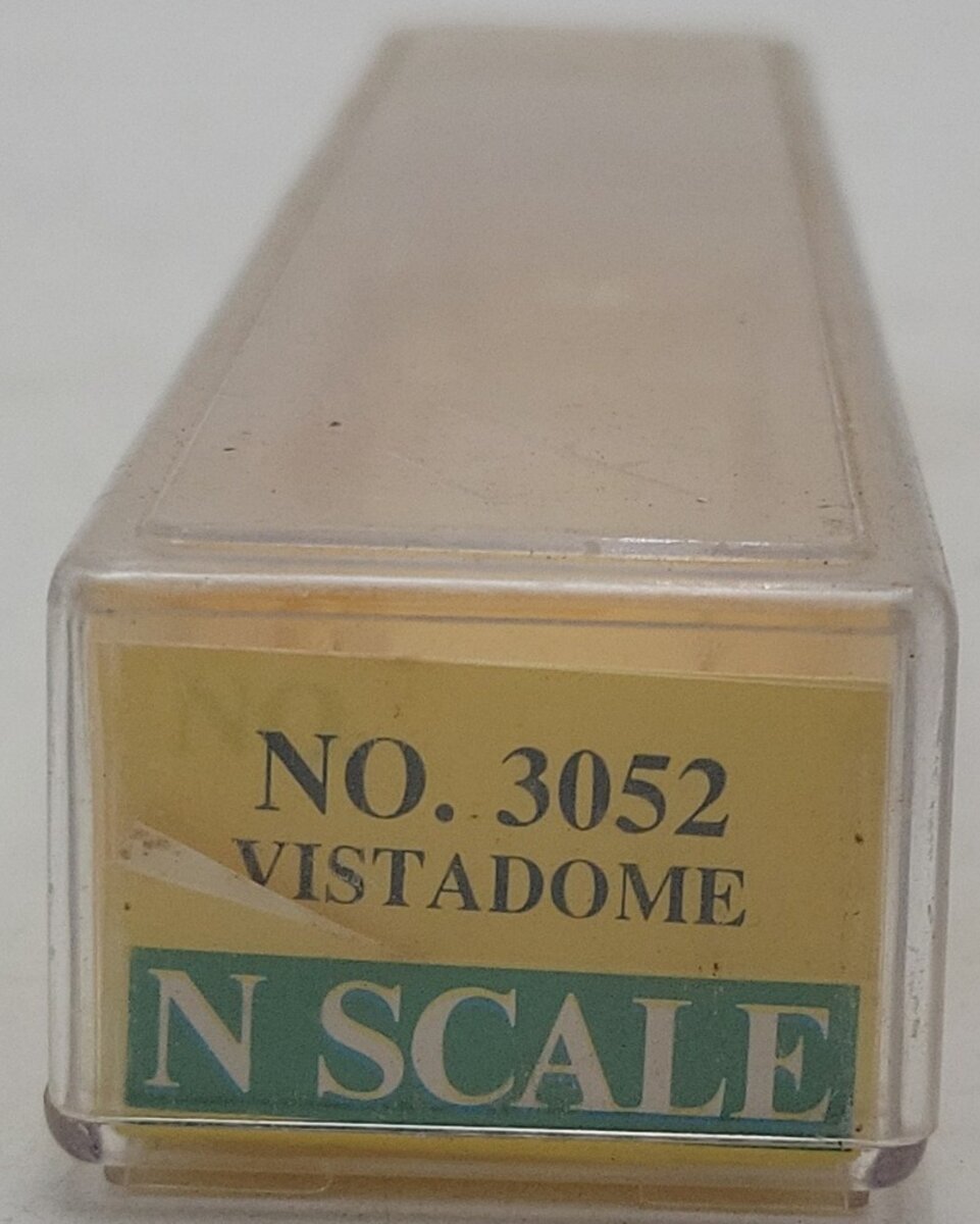 Model Power 3052 N Scale Santa Fe 75' Streamline Vista Dome #3052 LN/Box