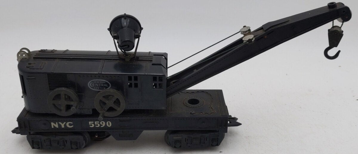 Marx 5590 Vintage O New York Central Crane Car VG