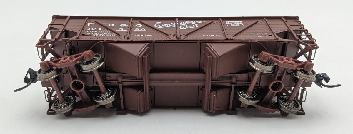 Proto 2000 23845 HO Scale CB&Q 50 Ton War Hopper #194896 LN/Box