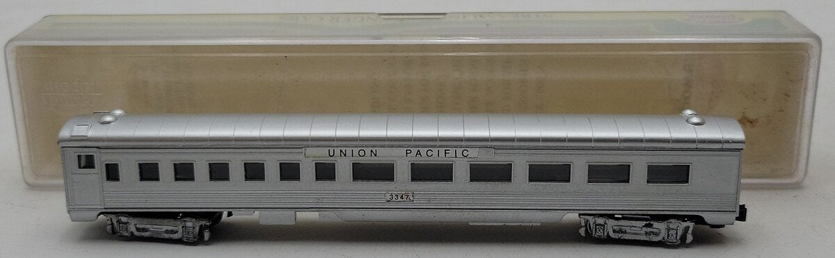 Model Power 3031 N Scale Union Pacfic 75' Streamline Coach #3347 EX/Box