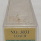 Model Power 3031 N Scale Union Pacfic 75' Streamline Coach #3347 EX/Box