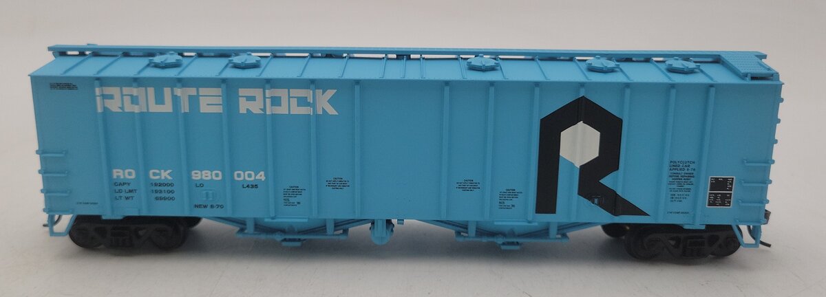 Walthers 932-3691 HO Rock Island (Blue) 50' Airslide Covered Hopper #980004 LN/Box
