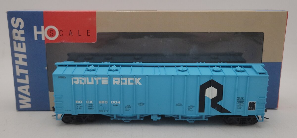 Walthers 932-3691 HO Rock Island (Blue) 50' Airslide Covered Hopper #980004 LN/Box