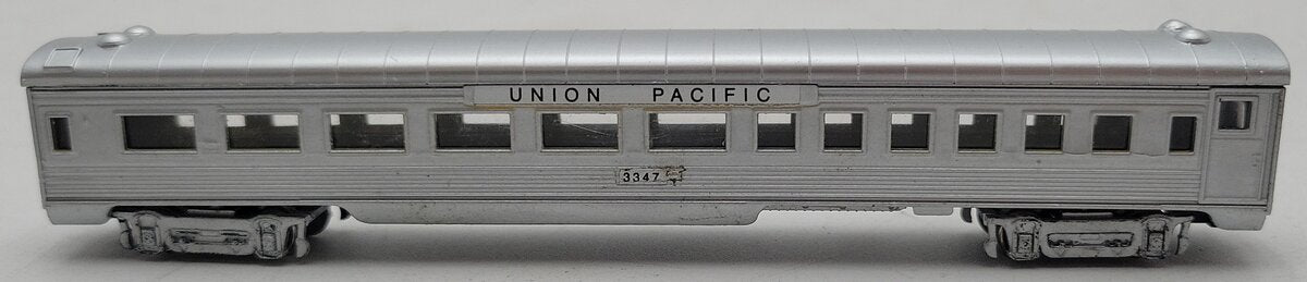 Model Power 3031 N Scale Union Pacific 75' Streamline Coach #3347 EX/Box