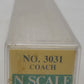 Model Power 3031 N Scale Union Pacific 75' Streamline Coach #3347 EX/Box