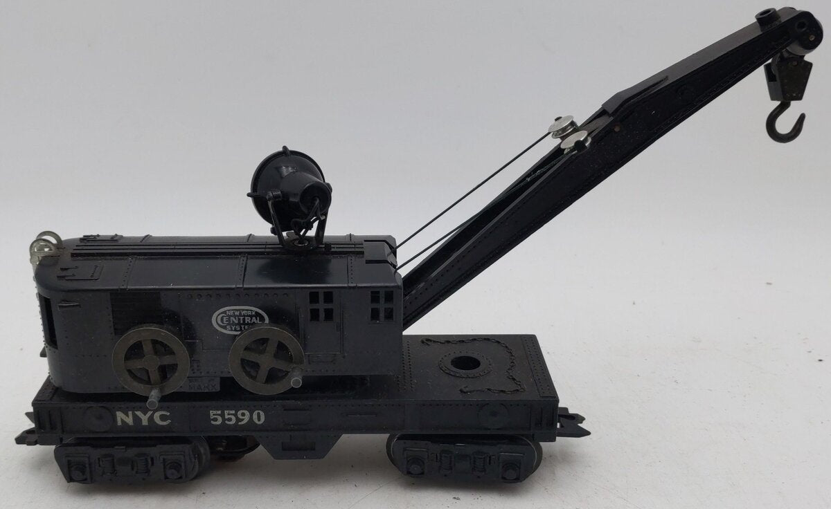 Marx 5590 Vintage O New York Central Crane Car VG
