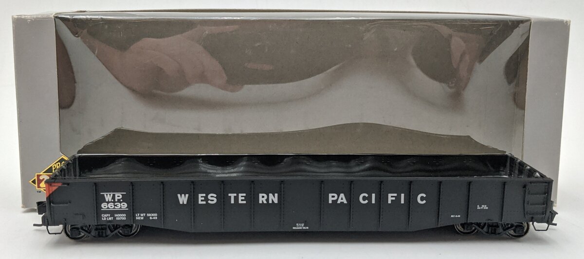 Proto 2000 21474 HO Scale Western Pacific 52'6" Drop End Mill Gondola #6639 VG/Box