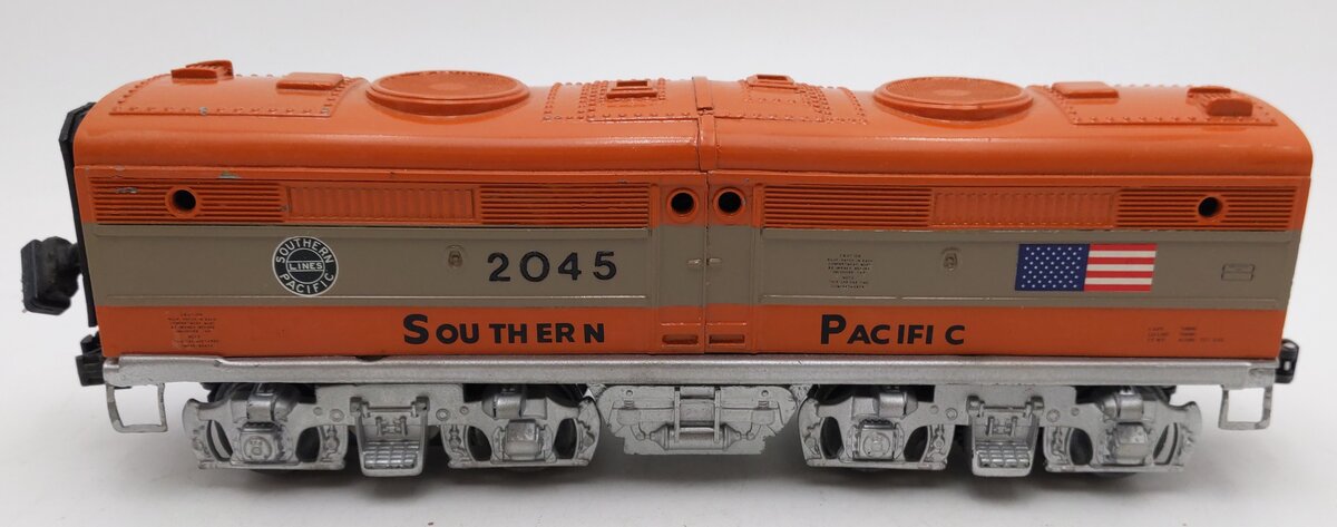 Custom O Gauge Southern Pacific B Unit Diesel Locomotive #2045