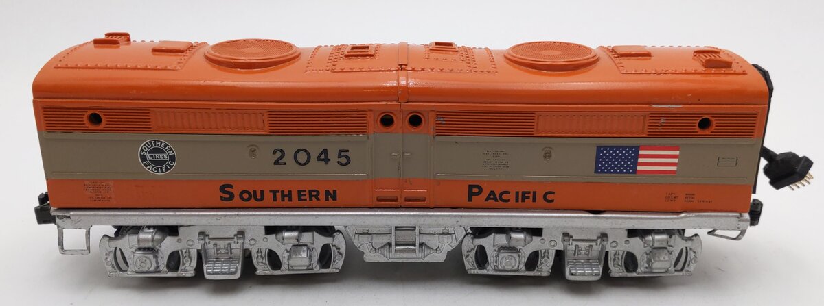 Custom O Gauge Southern Pacific B Unit Diesel Locomotive #2045