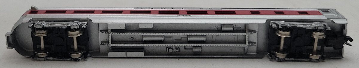 Model Power 3042 N Scale Santa Fe 75' Steamlined Observation Passenger Car #3042 LN/Box