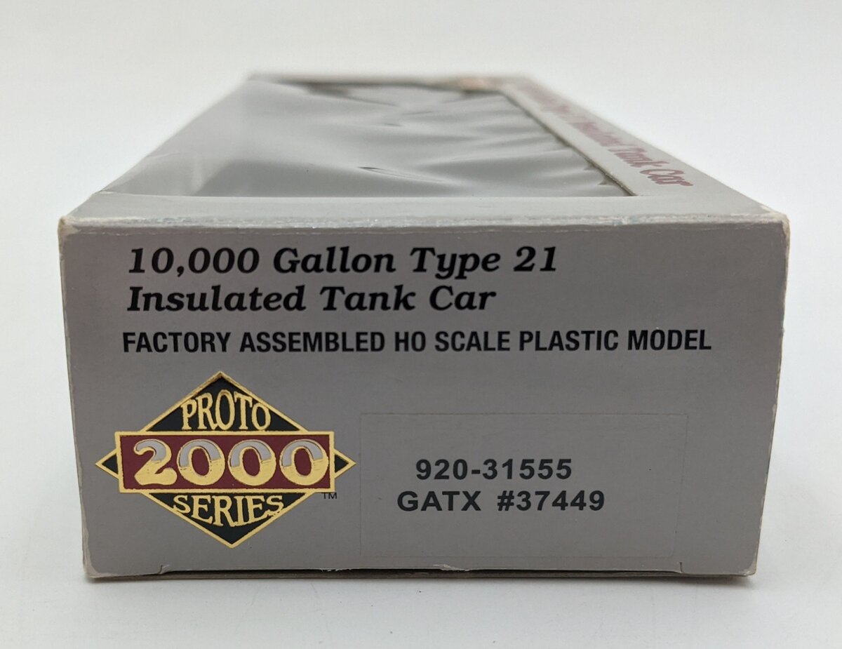 Proto 2000 920-31555 HO Scale GATX 10,000 Gallon Tank Car #37449 LN/Box