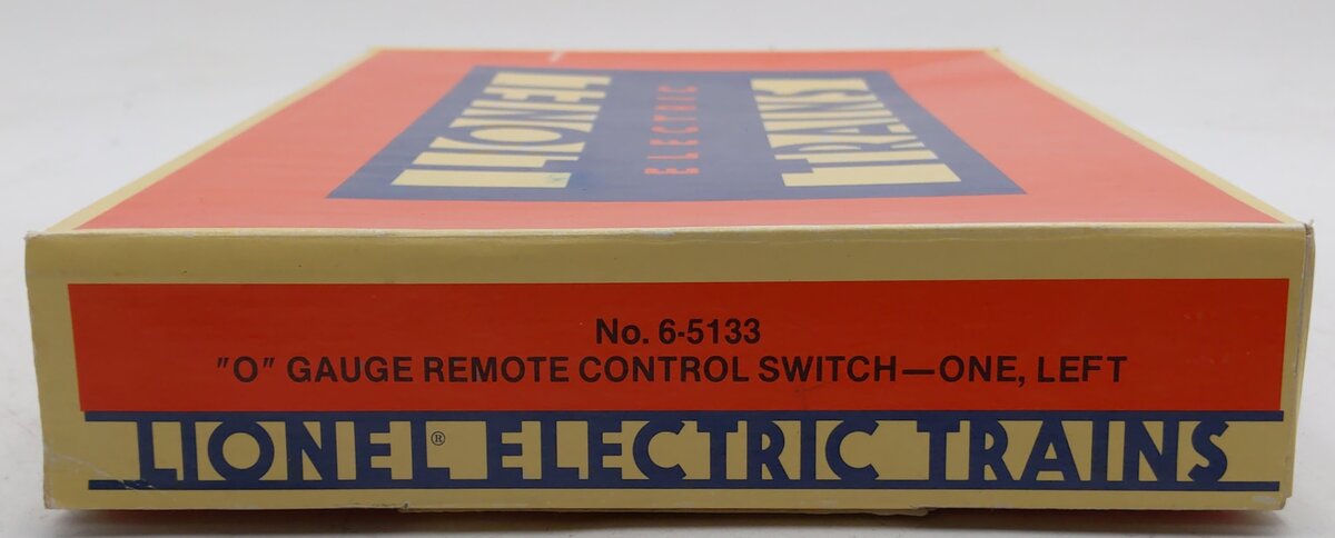 Lionel 6-5133 O Left Hand Remote Control Switch Turnout EX/Box