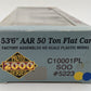 Proto 2000 C10001PL HO Scale SOO 50-Ton Flatcar #5223 NIB