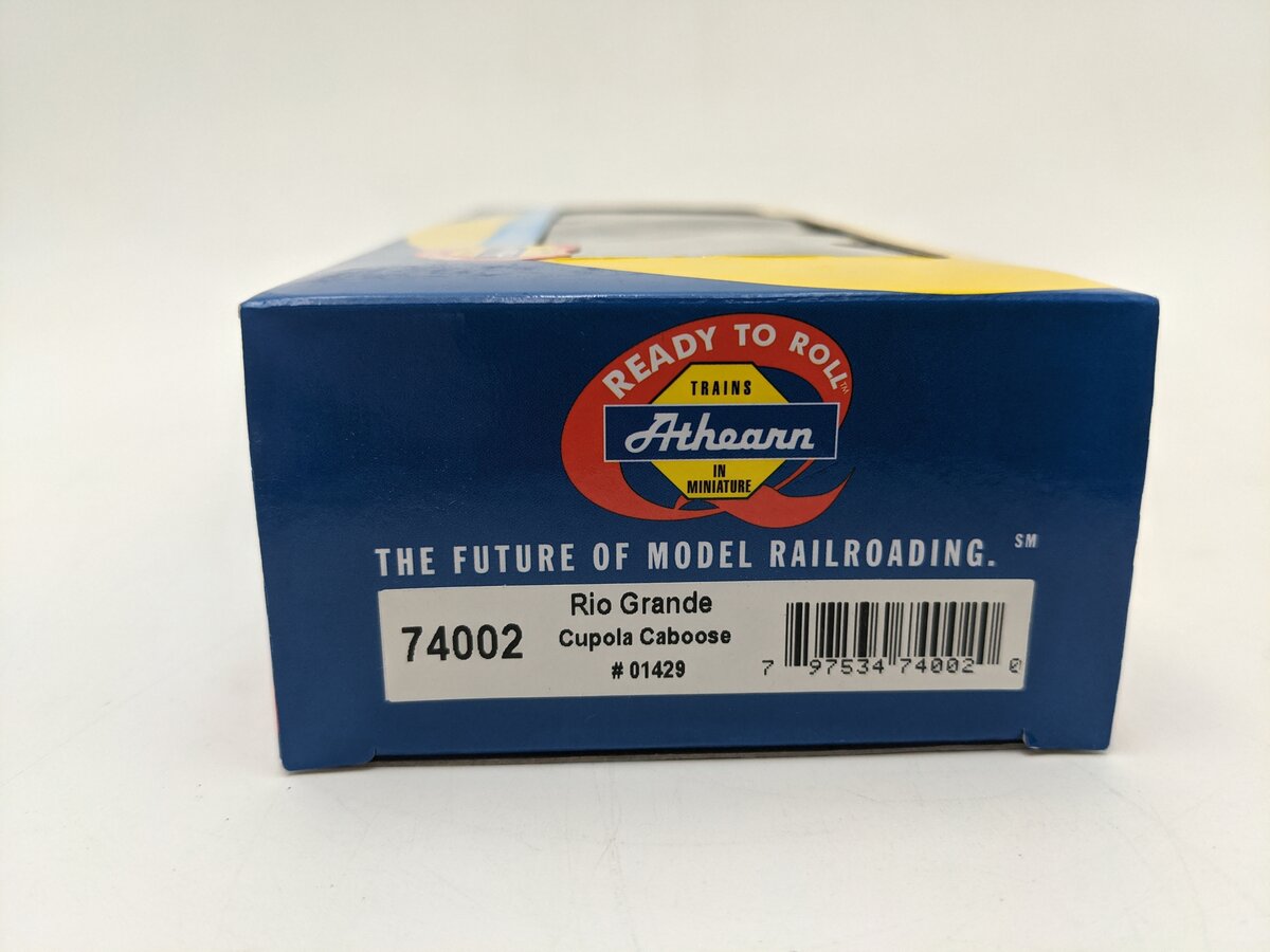 Athearn 74002 HO Scale Denver & Rio Grande Western RTR Cupola Caboose #01429 NIB
