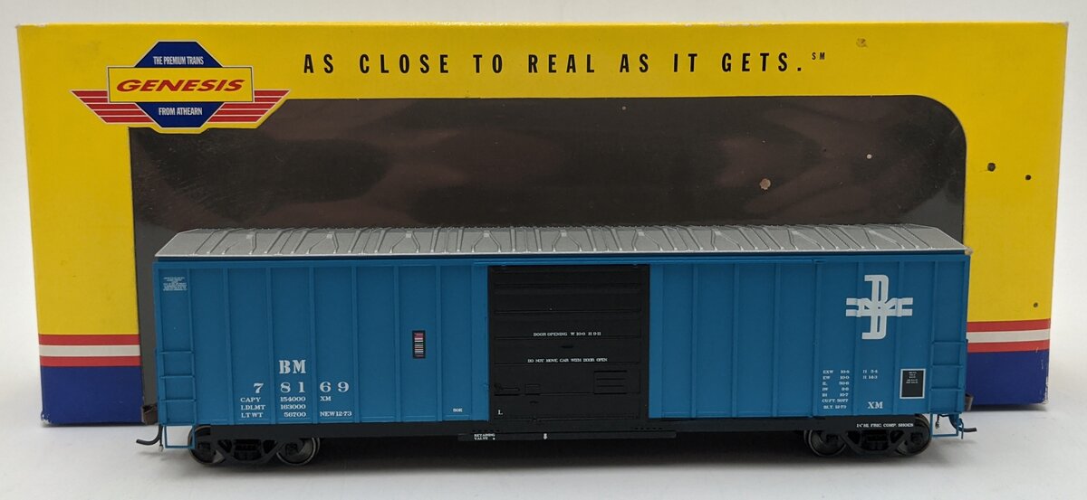 Athearn G4201 HO Scale Boston & Maine 50' Sieco Boxcar #78169 LN/Box