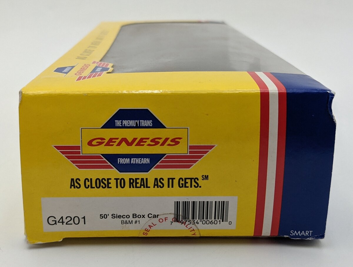 Athearn G4201 HO Scale Boston & Maine 50' Sieco Boxcar #78169 LN/Box