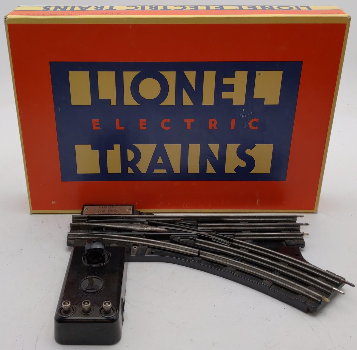 Lionel 6-5132 O O31 Right Hand Remote Control Switch Turnout (No Controller) VG/Box