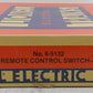 Lionel 6-5132 O O31 Right Hand Remote Control Switch Turnout (No Controller) VG/Box