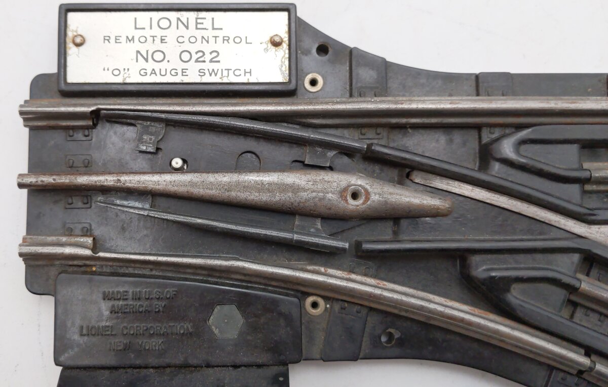 Lionel 6-5132 O O31 Right Hand Remote Control Switch Turnout (No Controller) VG/Box