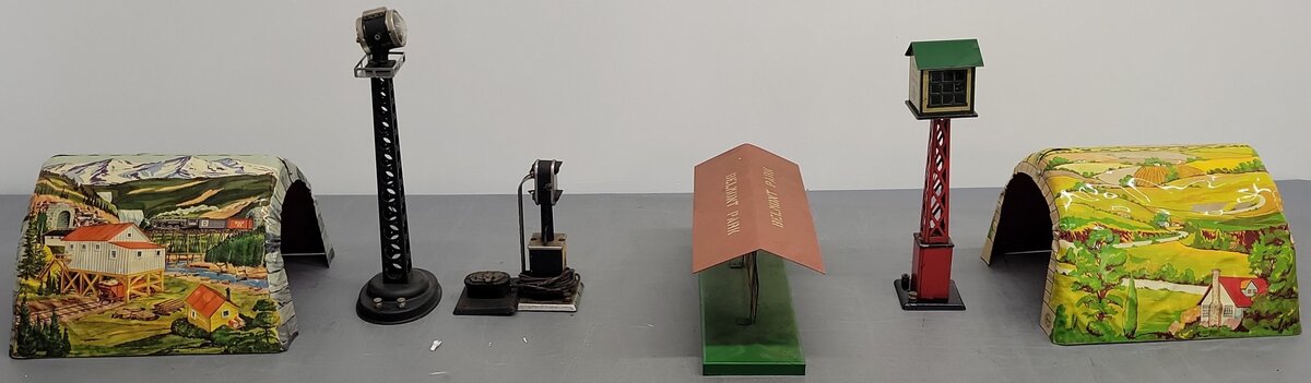 Marx O Gauge Vintage Accessories; 7, 436, 405, [6] VG