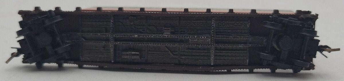 Con-Cor 0001-01205E  Illinois Central 50' Flat Car w/ Trailer #76002 EX/Box